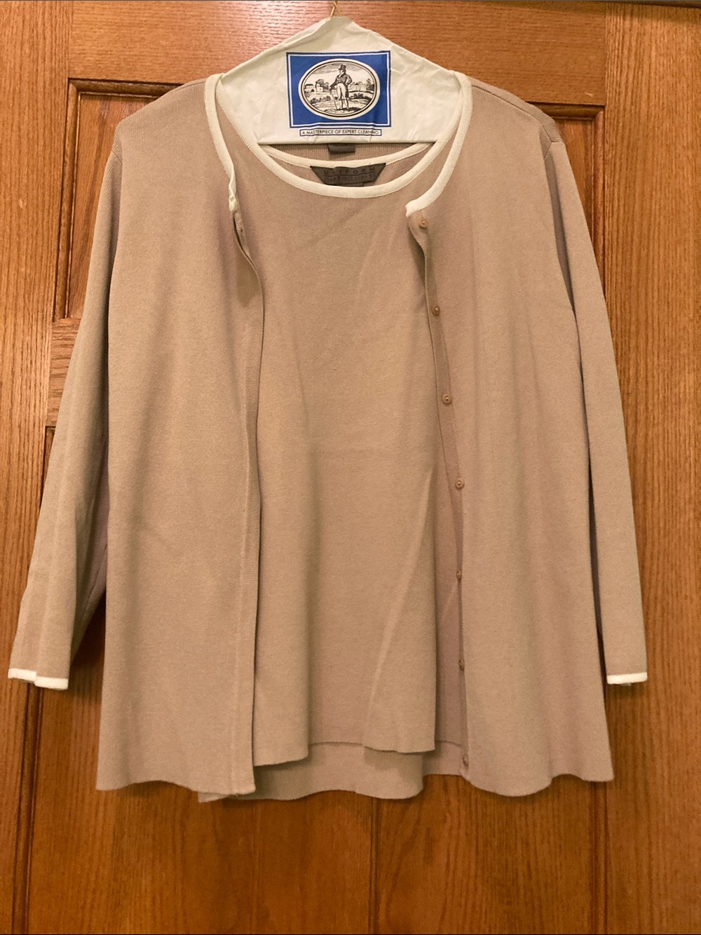 JohnPaulRichard Uniform Knit Top in Light Beige